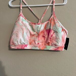 Ideology Pink and Orange Sports Bra